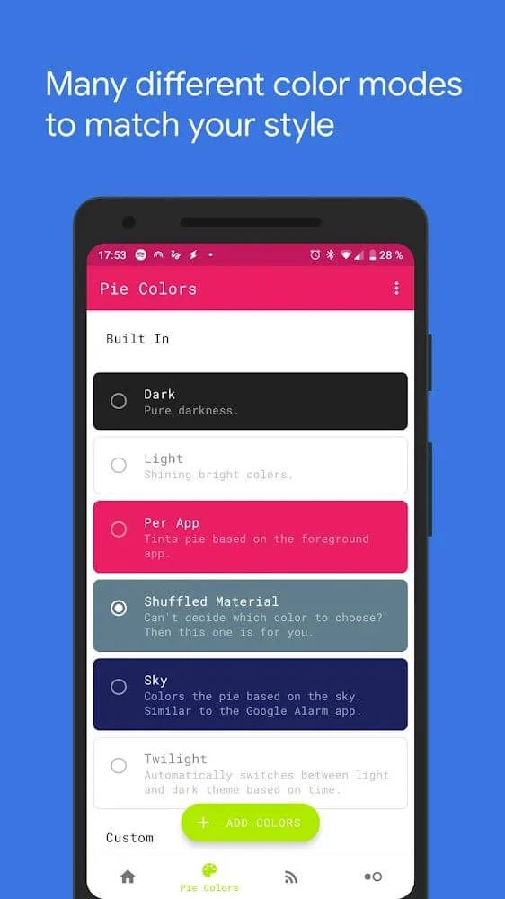 Pie Controls apk