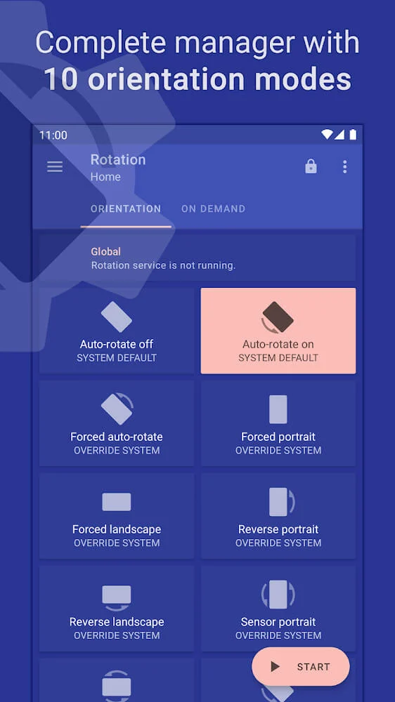 Rotation - Orientation Manager