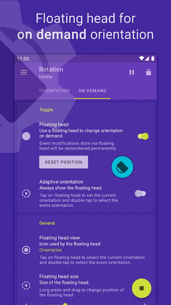 Rotation - Orientation Manager